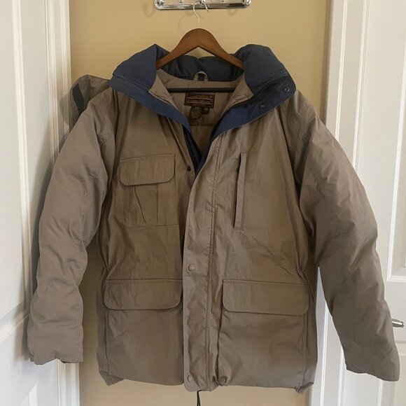 Vintage Eddie Bauer Goose Down Jacket Ridgeline Men/size L - Picture 1 of 5
